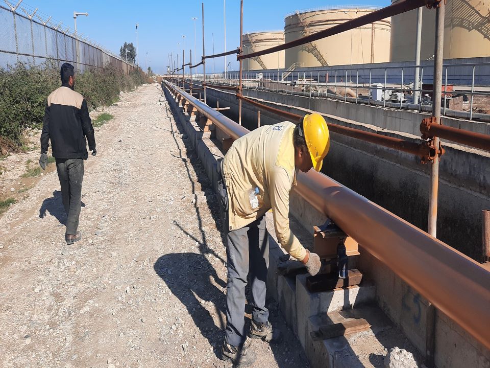 Installation project of temporary diesel fuel system of Shahid Salimi Neka power plant