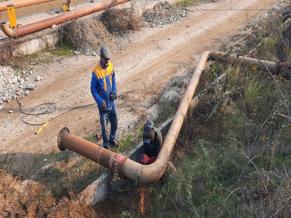 Connecting the nationwide diesel fuel line to the Home Neka Ray pump