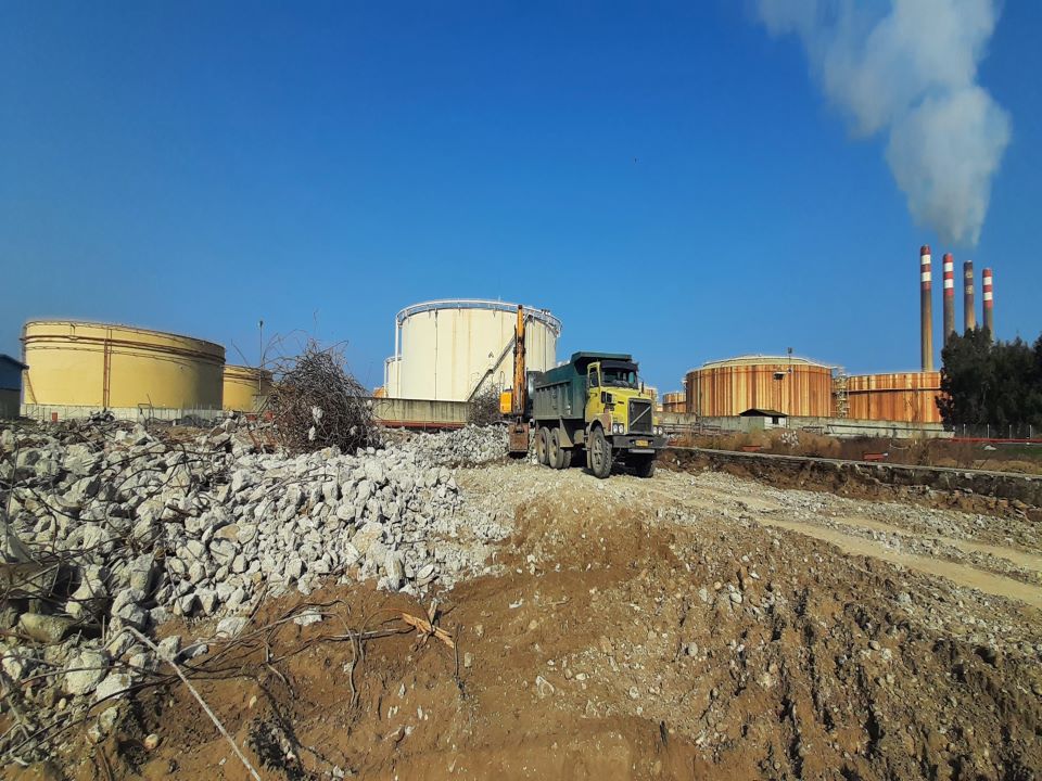 Demolition project, preparation, leveling and removal of obstacles of Neka combined cycle power plant development project