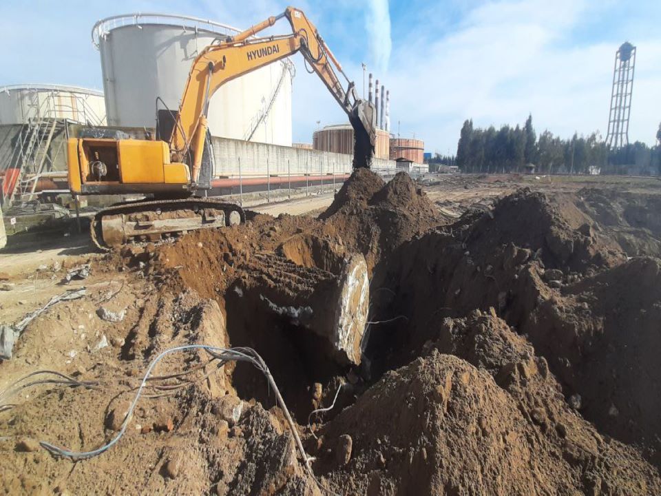 Demolition project, preparation, leveling and removal of obstacles of Neka combined cycle power plant development project