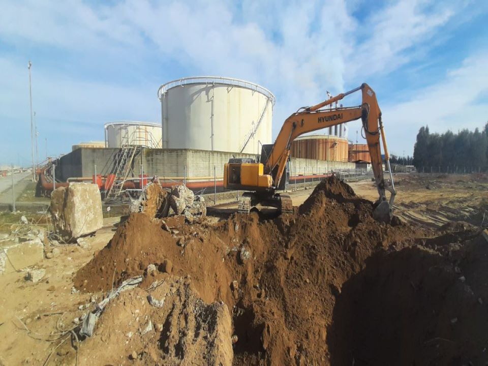 Demolition project, preparation, leveling and removal of obstacles of Neka combined cycle power plant development project