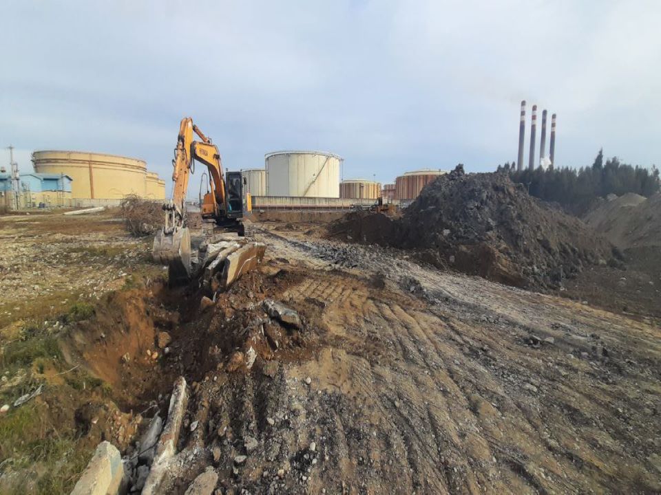 Demolition project, preparation, leveling and removal of obstacles of Neka combined cycle power plant development project