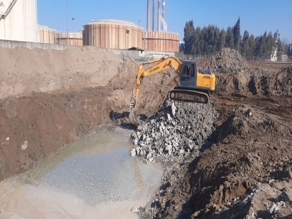 Demolition project, preparation, leveling and removal of obstacles of Neka combined cycle power plant development project