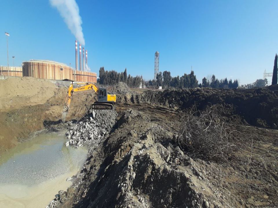 Demolition project, preparation, leveling and removal of obstacles of Neka combined cycle power plant development project