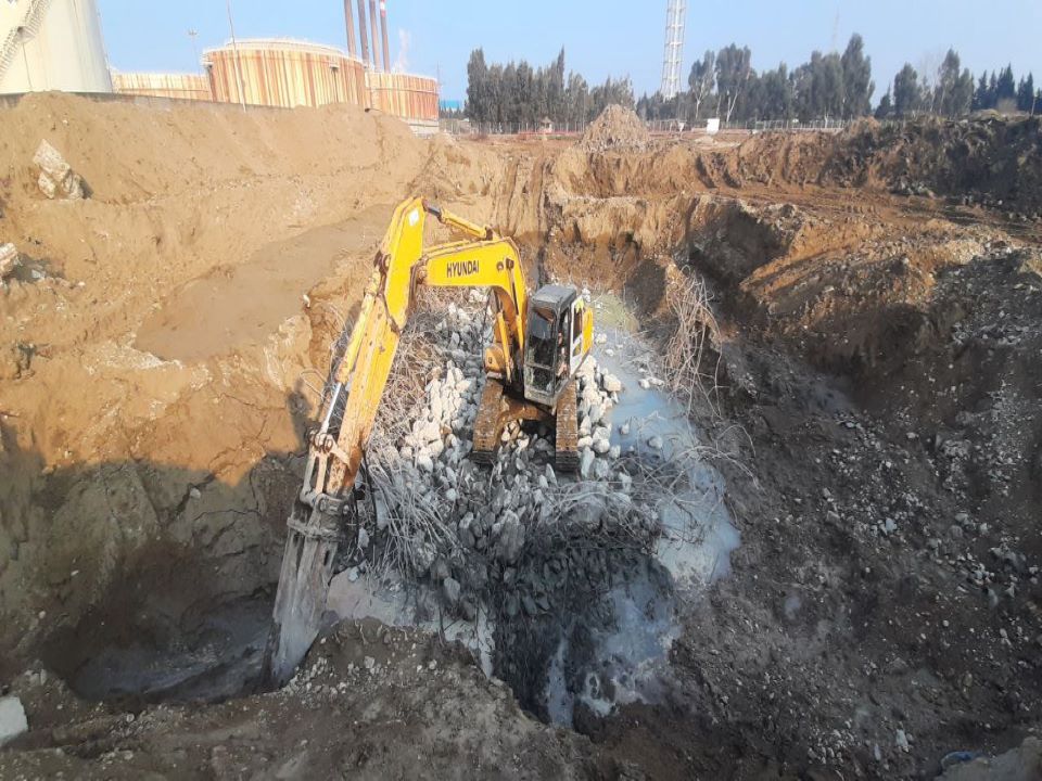 Demolition project, preparation, leveling and removal of obstacles of Neka combined cycle power plant development project