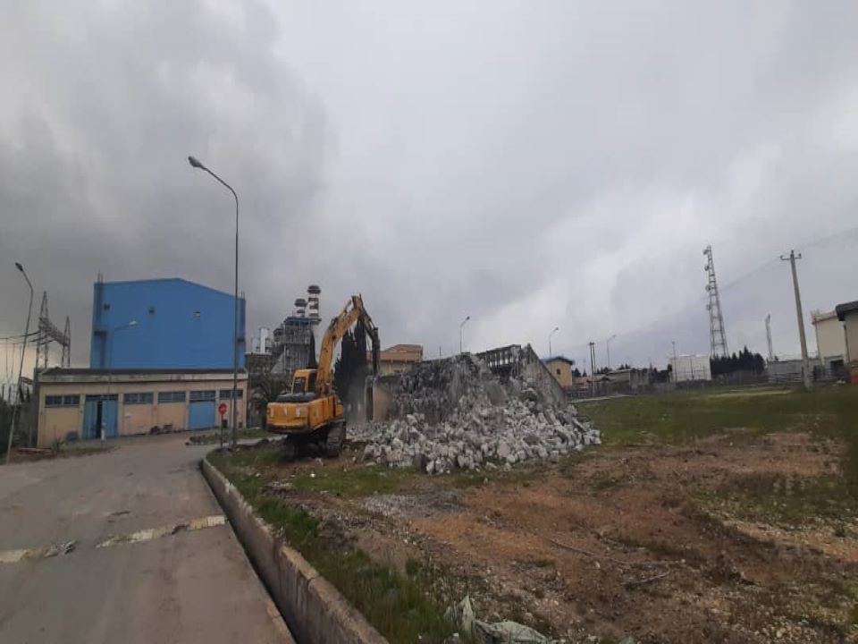 Demolition project, preparation, leveling and removal of obstacles of Neka combined cycle power plant development project