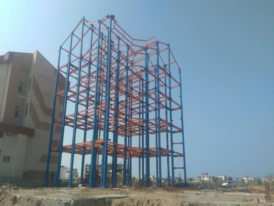 Construction of the professors’ building of Mazandaran University