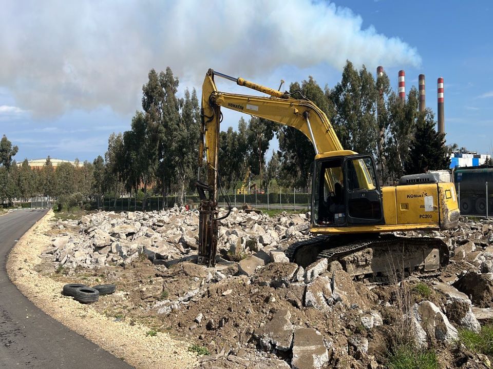 Demolition project, preparation, leveling and removal of obstacles of Neka combined cycle power plant development project