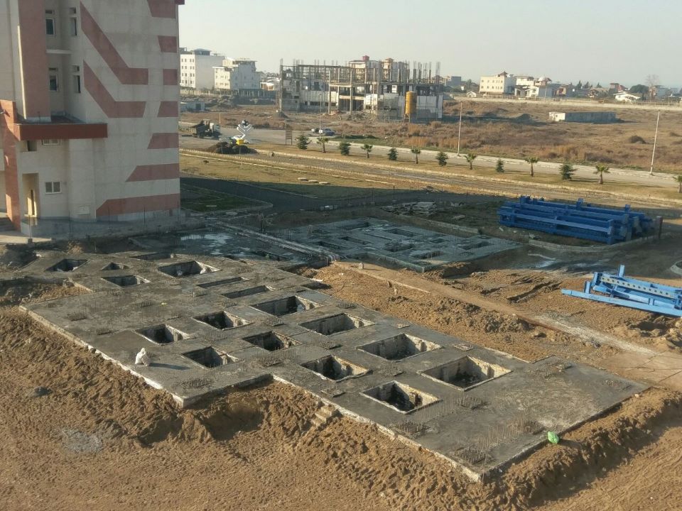 Construction of the professors’ building of Mazandaran University