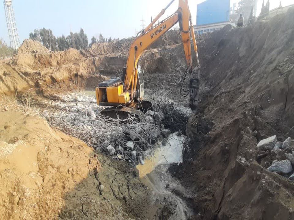 Demolition project, preparation, leveling and removal of obstacles of Neka combined cycle power plant development project