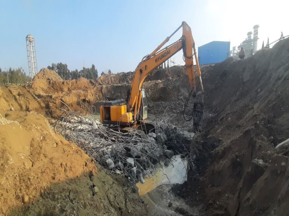 Demolition project, preparation, leveling and removal of obstacles of Neka combined cycle power plant development project