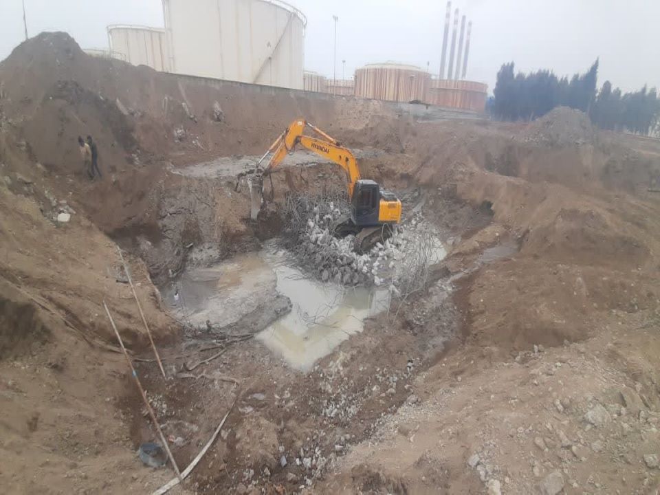 Demolition project, preparation, leveling and removal of obstacles of Neka combined cycle power plant development project