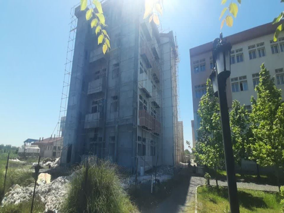 Construction of the professors’ building of Mazandaran University