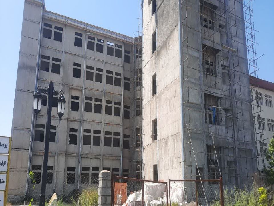 Construction of the professors' building of Mazandaran University-Hirad Dezh North