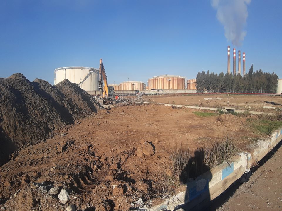 Demolition project, preparation, leveling and removal of obstacles of Neka combined cycle power plant development project